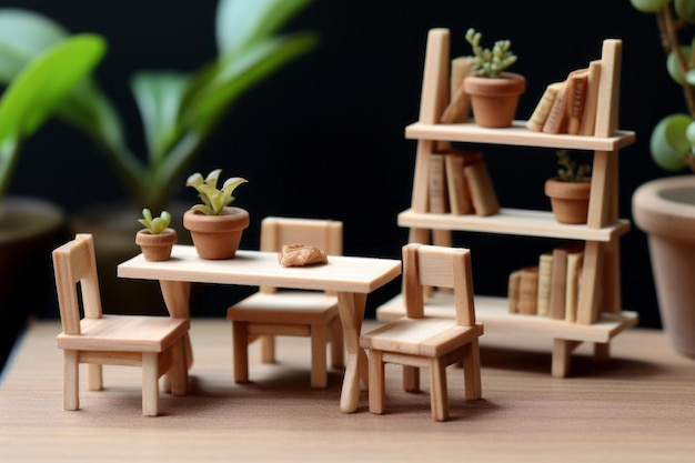 Premium Photo | Crafting Exquisite DIY Mini Furniture Unleash your  Creativity with Handmade Artistry AR 32